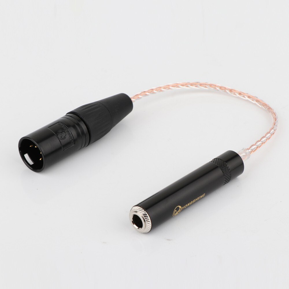 Preffair 10CM 8 ھ ̱ ũŻ  4  XLR  뷱-6.35mm 1/4    ̺, XLR    ̺